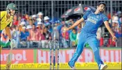  ?? PTI ?? Jasprit Bumrah bowled a crucial spell at the death.