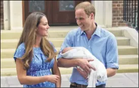  ?? Picture: Arthur Edwards/the Sun ?? William and Kate with George Alexander Louis