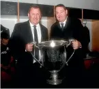  ??  ?? The All Blacks held on to their prized cup if not the top ranking in the game after a command display on Eden Park.
