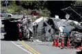  ?? PHOTO: FAIRFAX NZ ?? The scene of the double fatal crash on the Coastal Highway.