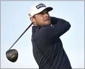  ?? PHELAN M. EBENHACK — ASSOCIATED PRESS ?? Tyrrell Hatton leads heading into the final round at the Arnold Palmer Invitation­al after no one broke 70 Saturday.