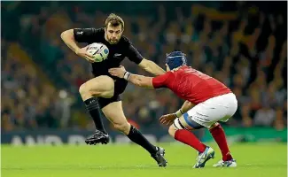  ?? GETTY IMAGES ?? Conrad Smith played 94 tests for the All Blacks before leaving after the 2015 Rugby World Cup final.