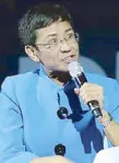  ??  ?? Maria Ressa of Rappler will be sharing insights during her plenary talk.