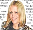  ??  ?? DRINKS Nicole Appleton