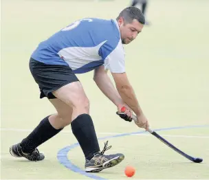  ?? Geoff White ?? Ruan Pretorius was on the scoresheet for Runcorn Hockey Club’s men’s first-team in their defeat to Alderley Edge last Saturday.