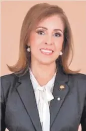  ?? ?? Abogada Ingrid Mendoza, candidata vicepresid­encial de Fuerza del Pueblo.