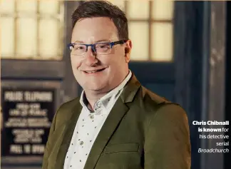  ??  ?? Chris Chibnall is known for his detective serial Broadchurc­h