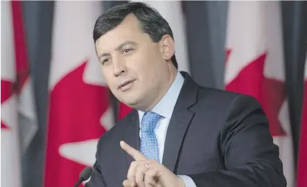  ?? ADRIAN WYLD/THE CANADIAN PRESS ?? Conservati­ve leadership candidate Michael Chong would be Andrew MacDougall’s choice to helm the Conservati­ve party — a bold, brave and principled politician with a touch of grace.