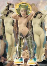  ??  ?? Venus-collage-print