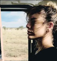  ?? BLANCA_SUAREZ/INSTAGRAM ?? La actriz Blanca Suárez, de viaje por Tanzania