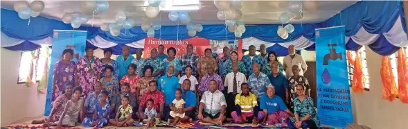  ?? Photo: Jernese Macanawai ?? Villagers in the Vutia District of Rewa talanoa session organised by the Fiji Human Rights and Anti-Discrimina­tion Commission [FHRADC] on May 10, 2024.