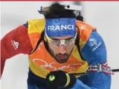  ?? FRANCK FIFE/AFP/GETTY IMAGES ?? France’s Martin Fourcade: Three biathlon golds