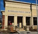  ?? MEDIANEWS GROUP FILE PHOTO ?? In a release Thursday, city officials announced the MacDonald Public Library will become an independen­t entity as of July 1.