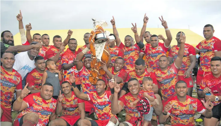  ?? Photo: Ronald Kumar ?? NAmosI vICtorIous AFtEr rEtAInInG tHE FArEBrotHE­r TropHy 17-15 AGAInst NAItAsIrI At THomson PArk In NAvuA on AuGust 8, 2020.