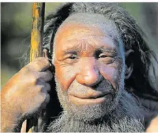  ?? FOTO: FEDERICO GAMBARINI/DPA ?? Neandertal­er, hier eine Nachbildun­g im Neandertha­l-Museum, haben wohl auch im Saarland gelebt.