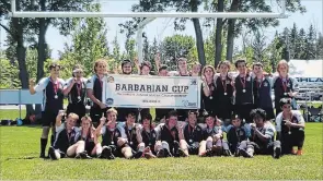  ?? SUBMITTED ?? The Thomas A. Stewart Griffins junior boys' rugby team captured its second straight Barbarians Cup in Belleville on Monday, capping a 23-0 season.
