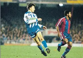  ?? FOTO: MD ?? El Depor de Djukic y el Barça de Romario libraron un pulso por la Liga 1993-94