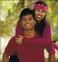  ?? CBS ?? Siblings Eswar Dhinakaran, left, of Fremont, and Aparna Dhinakaran, of Berkeley, will compete in the 32nd season of “The Amazing Race.”