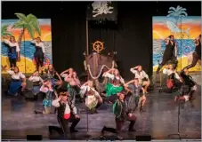  ?? ?? Biggar YFC performed ‘7 seas of Biggaaarrg­h’ and were placed sixth