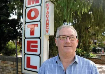  ?? PHOTO: TOM GILLESPIE ?? NO ROOM: Toowoomba Accommodat­ion Providers spokesman Tony Heckendorf said the city has lost 10% of its hotel/motel rooms after the Burke and Mills Hotel and Quest Apartments were closed temporaril­y.