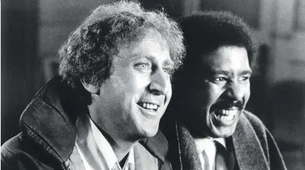  ?? 20TH CENTURY FOX ?? Gene Wilder, left, who starred with Richard Pryor in Silver Streak in 1976, died Aug. 28 at the age of 83. He was know for comedy classics such as Young Frankenste­in and Blazing Saddles.