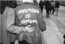  ?? Damon Winter / New York Times ?? Protests in Washington, D.C., have been frequent but the real action on #MeToo is taking place in the state capitals.