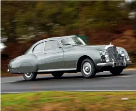  ??  ?? R-TYPE CONTINENTA­L
1952-1955
Real estate can be an expensive business, but the more than 17ft long R-type Continenta­l can rival most central London housing for cost per square foot: £750k is the starting price, while an HJ Mulliner fastback could be a cool million. Despite its size, it was a surprising­ly fast car for its time with a claimed top speed of 120mph.