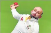  ?? AFP ?? ▪ Nathan Lyon troubled India batsmen the most in Adelaide.