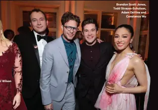  ??  ?? Brandon Scott Jones, Todd Strauss-schulson, Adam Devine and Constance Wu