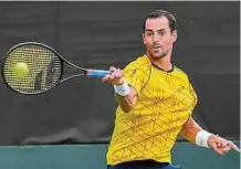  ?? AFP ?? Santiago Giraldo jugó dos finales en torneos ATP. En el 2014 disputó la final del ATP 500 de Barcelona, perdiendo con Kei Nishikori.
