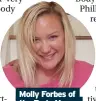  ??  ?? Molly Forbes of the Body Happy Organisati­on