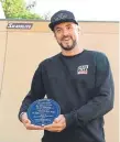  ?? ?? Ryan Swain scooped a BBC Make a Difference award.