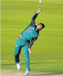  ?? Picture: GETTY IMAGES/ FRANCOIS NEL ?? NO SLACKING OFF: Shadab Khan of Pakistan has made many sacrifices to reach the pinnacle of success he enjoys today.