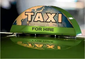  ??  ?? Government agencies should consider ride-sharing instead of using taxis or buying vehicles, the Taxpayers Union says.