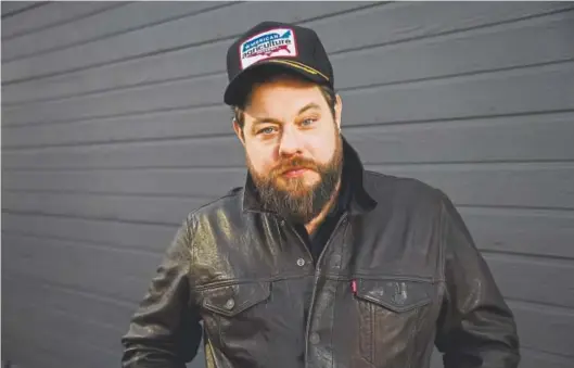  ?? Andy Cross, The Denver Post ?? Frontman for Nathaniel Rateliff & The Night Sweats, Nathaniel Rateliff. The band’s sophomore album, “Tearing at the Seams,” is out Friday.