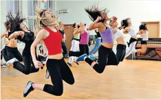  ??  ?? Disco workouts: all the benefits of dancing, and no hangover