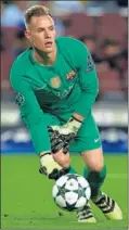  ??  ?? Ter Stegen se estrena hoy.