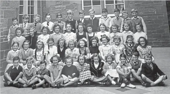  ??  ?? “Regarding a recent photograph of Seaview Primary in Monifieth,” emails Alastair Tait, “this picture shows the class in 1955. You can identify some of the pupils four years on from the earlier photo. I’m in the back row and can remember most names including two future golf profession­als – Ian McLeod and Dennis Allan.”
