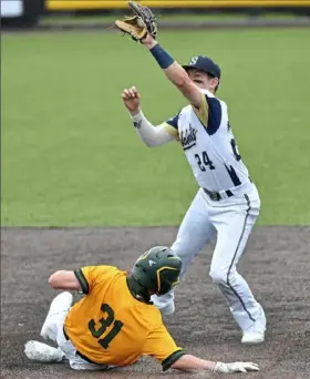  ?? Matt Freed/Post-Gazette ?? Shenango's Tyler Kamerer has been one of the best shortstops in the WPIAL in 2022, batting .612 with 10 doubles, 4 triples, 3 home runs, 26 RBIs and 24 runs scored.