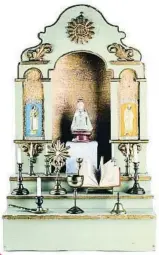  ?? ?? Altar con virgen, 1915