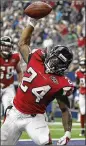  ?? FORT WORTH STAR-TELEGRAM ?? Running back Devonta Freeman faces a 4-to-6 week recovery period after today’s surgery.