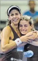  ?? FOTO: EFE ?? Marrero y Salazar, campeonas