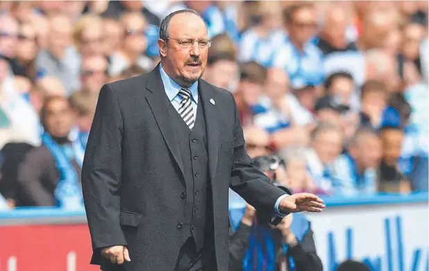  ?? Picture: AFP PHOTO / ANTHONY DEVLIN ?? Newcastle United's Spanish manager Rafael Benitez is under pressure to deliver results despite not having much of a budget.