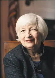  ?? Lexey Swall / New York Times ?? Janet Yellen isn’t getting a second term.