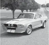 ??  ?? If you have a hankering for a brand-new 1970-era Shelby GT500 Mustang, you’re in luck: The U.S. firm Classic Recreation­s will sell you one for as little as $170,000 US.