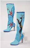  ?? ?? “Beaded High-Heeled Boots,” Jamie Okuma (Luiseño/ Shoshone-Bannock and Hawai’ian/Okinawan), 2011, hand-beaded Louboutin boots, 19x3½x8½ inches, gift of the estate of Ruth and Sidney Schultz.