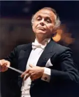  ??  ?? Lorin Maazel followed Previn as music director, from 1984-96.