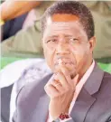  ??  ?? President Lungu