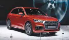  ?? |AUDI ?? El nuevo Q5 partió plaza en París con su nueva imagen. Su producción se llevará a cabo en México.