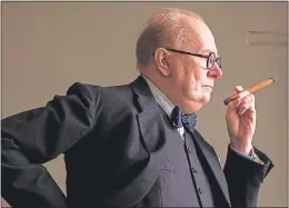  ??  ?? Oscar winner Gary Oldman as Winston Churchill in Darkest Hour